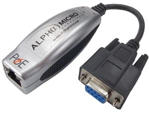 AMC-POELAN42 Power-over-Ethernet serial adapter