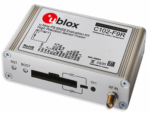 u-blox C102-F9R application board for ZED-F9R