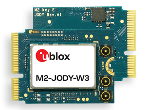 u-blox M2-JODY-W3 Bluetooth & Wi-Fi M.2 card