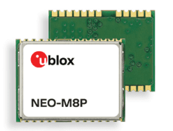 u-blox NEO-M8P high precision GNSS modules