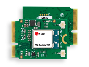 u-blox M2-MAYA-W1 Bluetooth & Wi-Fi M.2 card