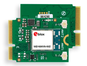 u-blox M2-MAYA-W271 Bluetooth & Wi-Fi M.2 card
